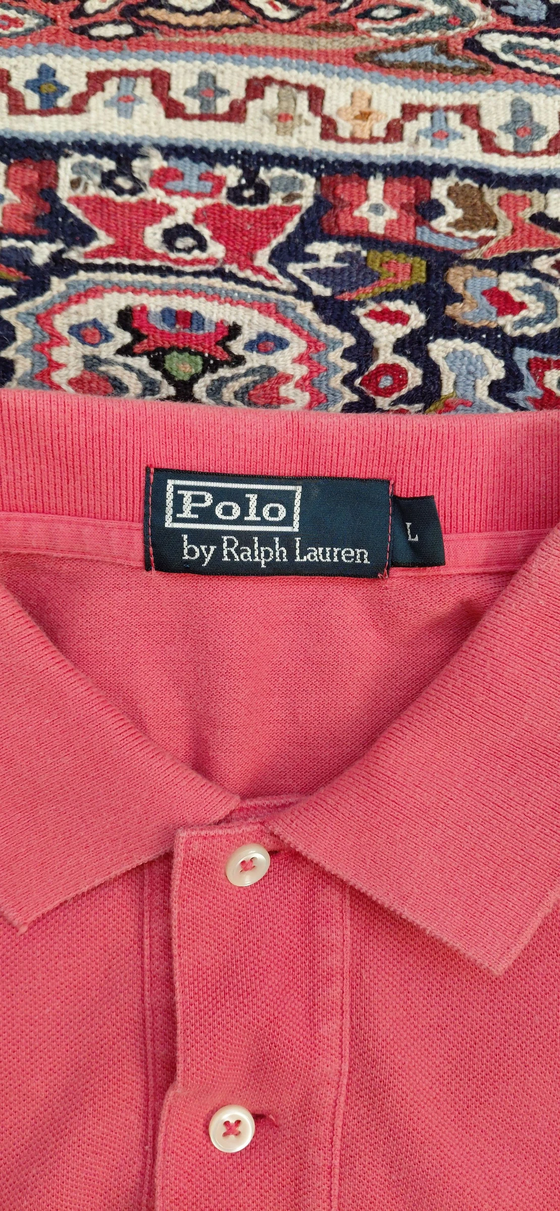 Polo Ralph Lauren Vermelho Homem Tamanho G – 100% Autêntico – Muito bom estado – photo 5
